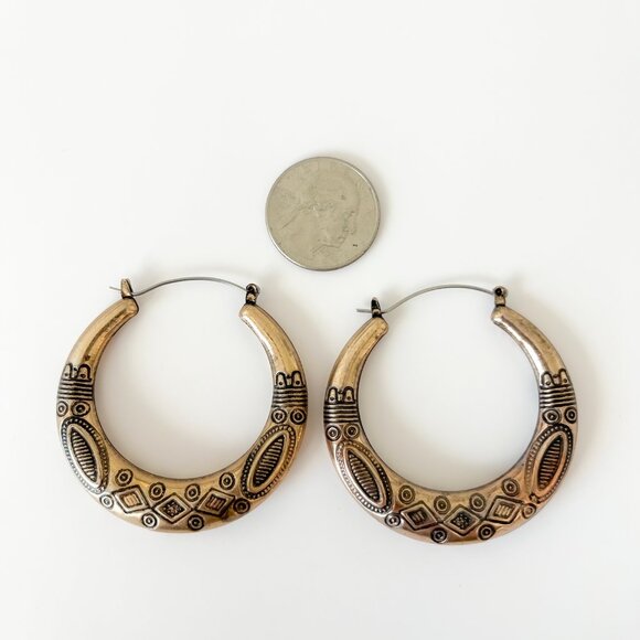 Free People Western Hoop Earrings - Picture 3 of 3